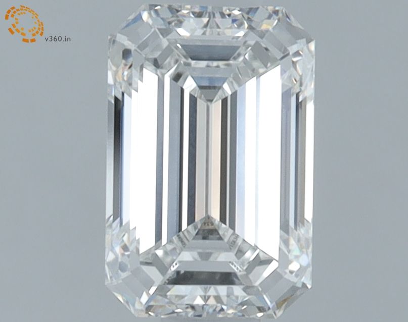 0.96ct EMERALD F VVS2 Diamond
