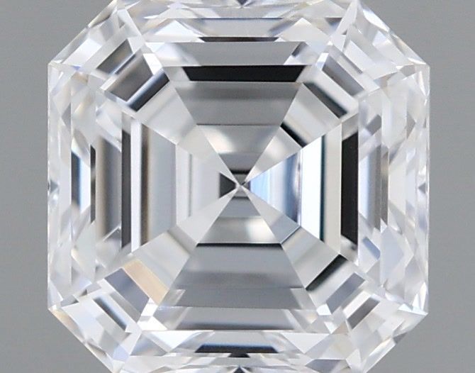 0.93ct SQUARE EMERALD D VS1 Diamond