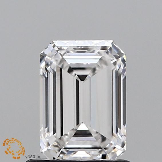 0.96ct EMERALD E VVS2 Diamond