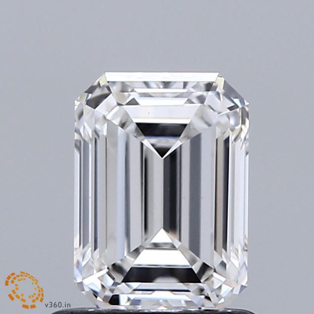 0.96ct EMERALD E VS1 Diamond