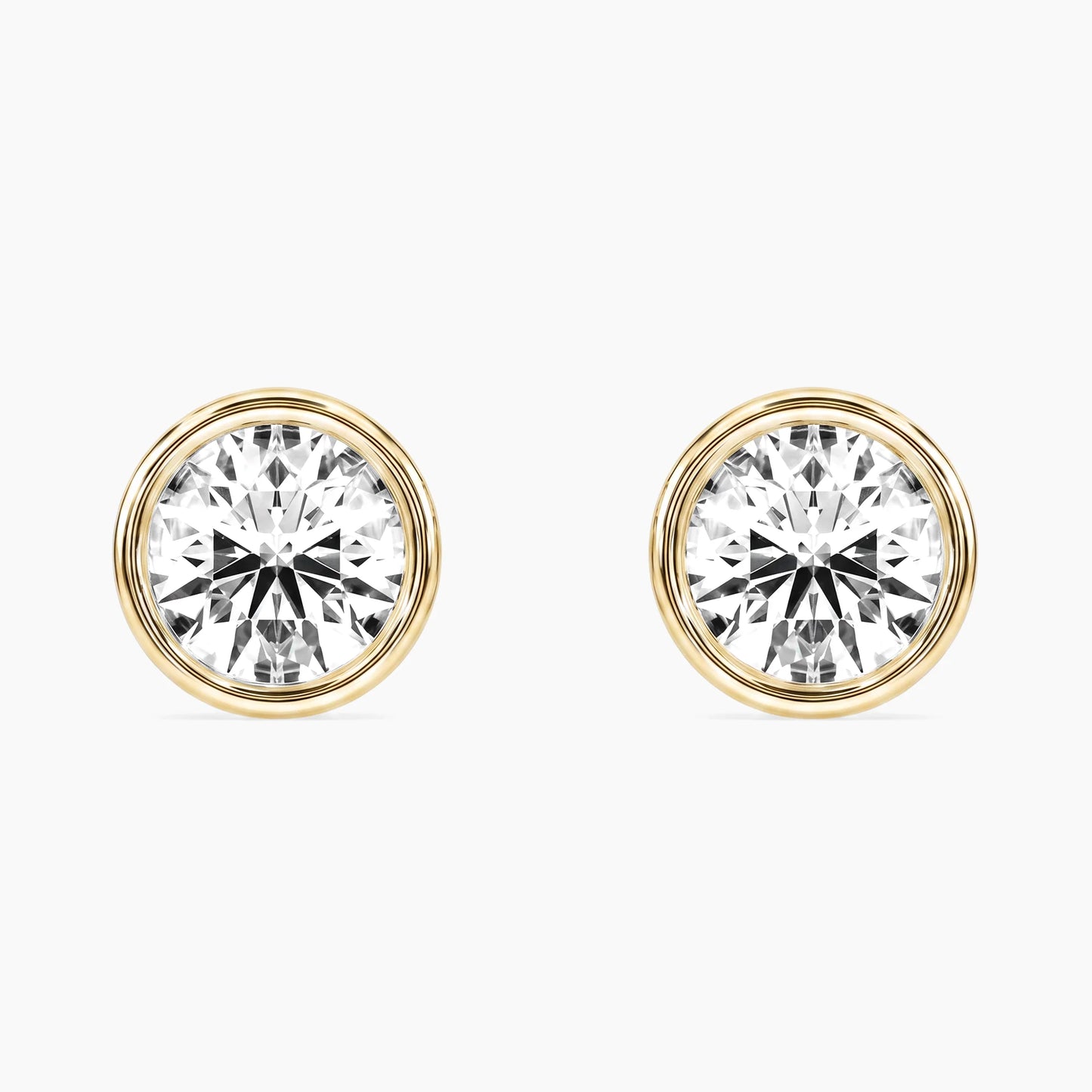 CARLOTTA Round Bezel Studs |
