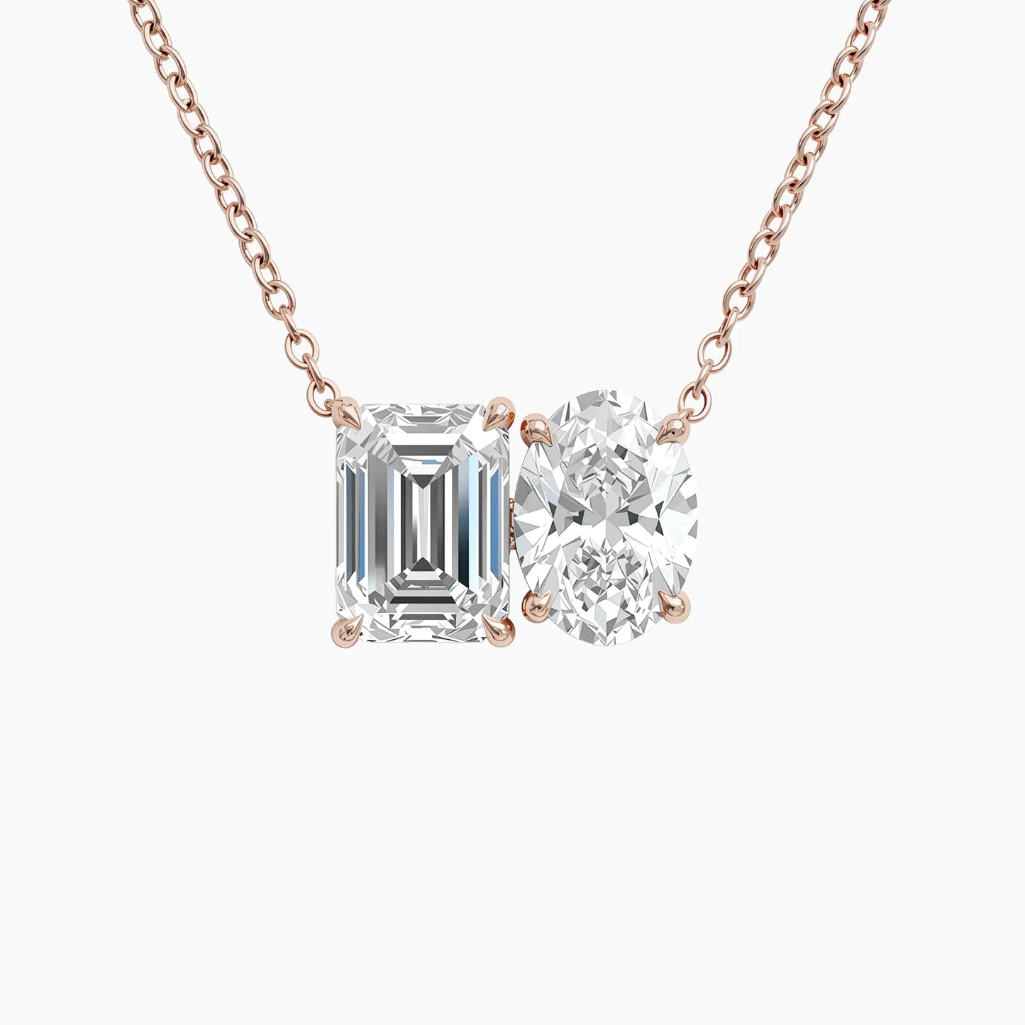 NAOMI "Toi et Moi" Emerald and Oval |