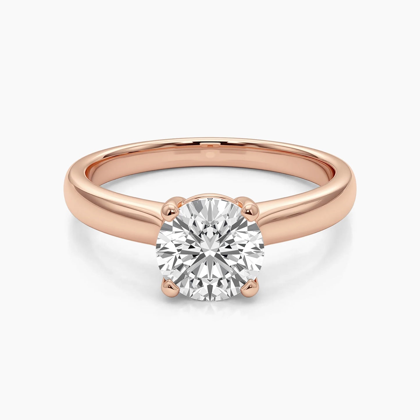 3 CT FRANCESCA Four Prong Cathedral Solitaire |