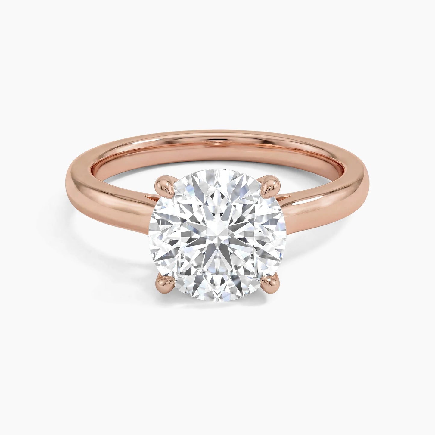 4 CT DANIELLA Solitaire with Hidden Accent Stone |