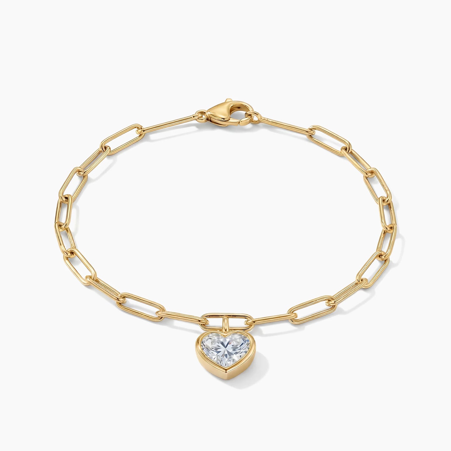 CHRISTINA Paperclip Heart-Charm |