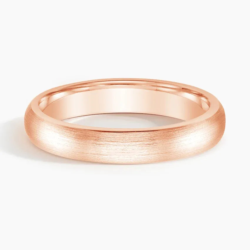 Comfort Fit Matte Polish Wedding Band