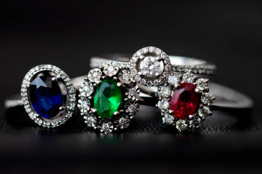 Lab-made engagement rings