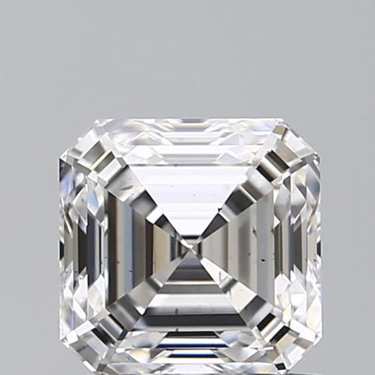 1.02ct SQUARE EMERALD D VS2 Diamond