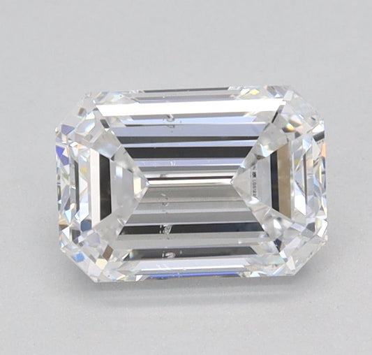 0.95ct EMERALD D SI1 Diamond