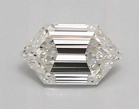 0.95ct HEXAGONAL F VVS2 Diamond