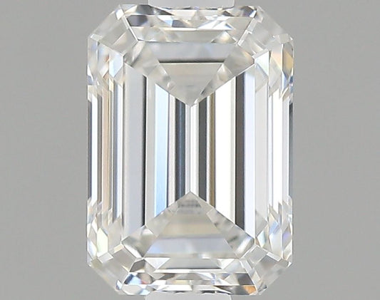 0.91ct EMERALD F IF Diamond