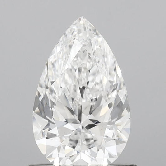 0.91ct PEAR D VS2 Diamond