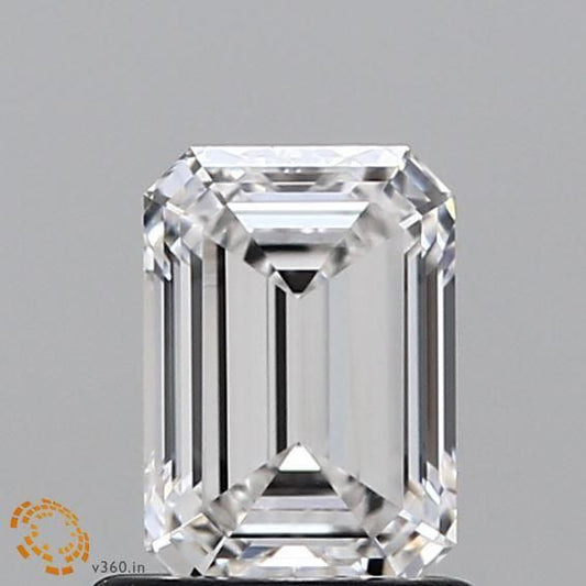 0.96ct EMERALD E VVS2 Diamond