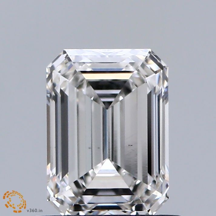 0.95ct EMERALD F VS1 Diamond