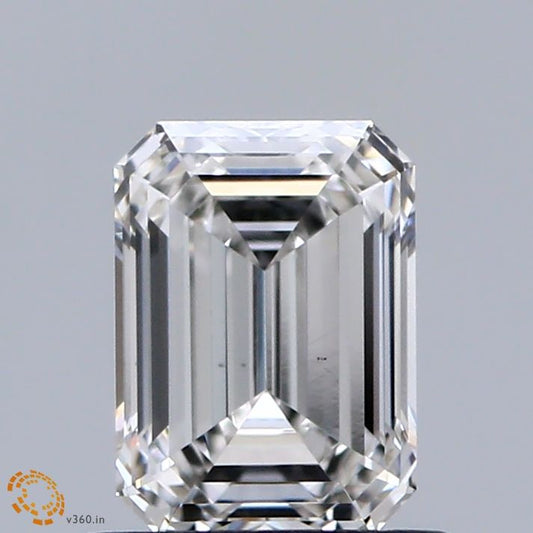 0.95ct EMERALD F VS1 Diamond