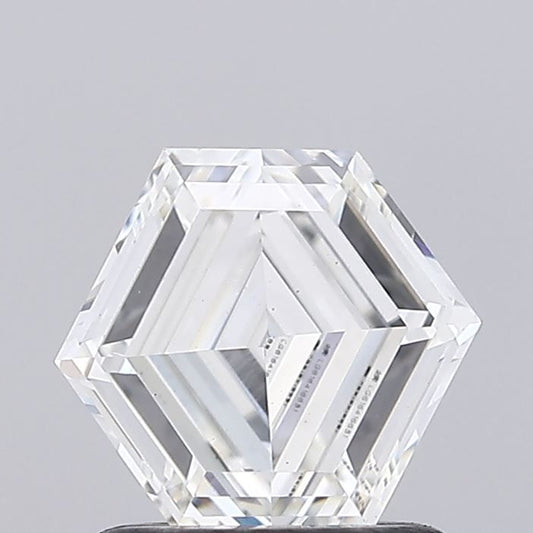 0.92ct HEPTAGONAL F VS1 Diamond