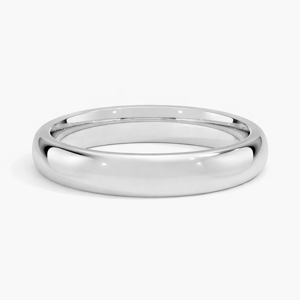 Comfort Fit High Polish Wedding Band