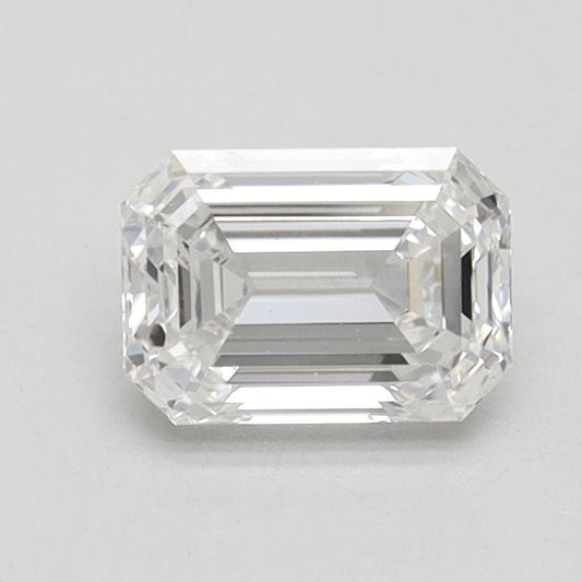 0.91ct EMERALD F VS2 Diamond