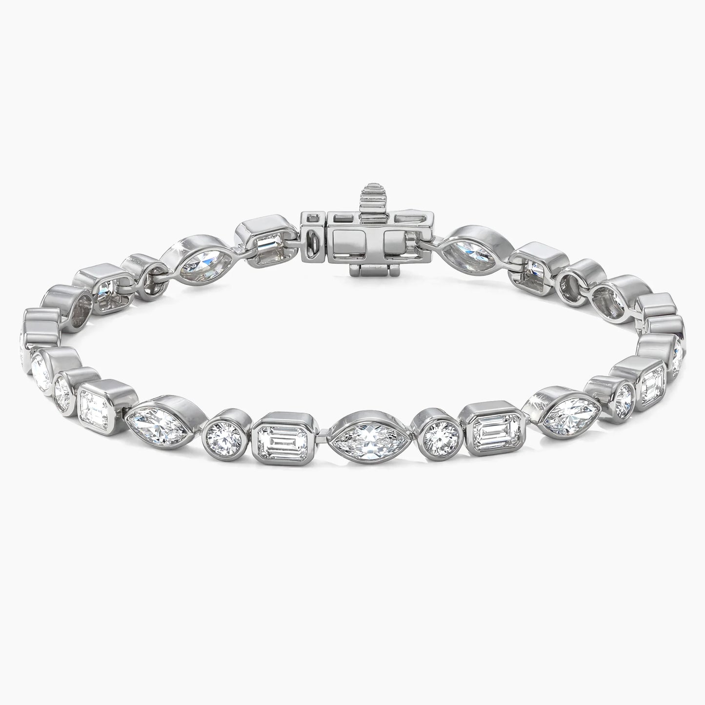 SASHA Multi-Shape Bezel Set East to West |