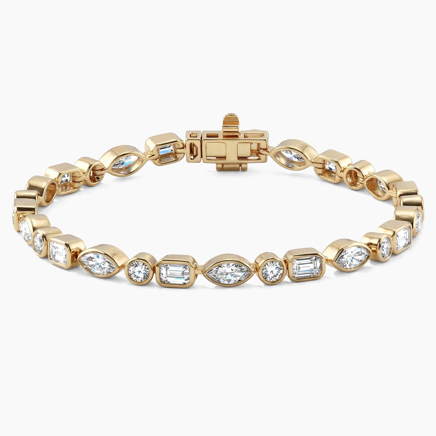 SASHA Multi-Shape Bezel Set East to West |