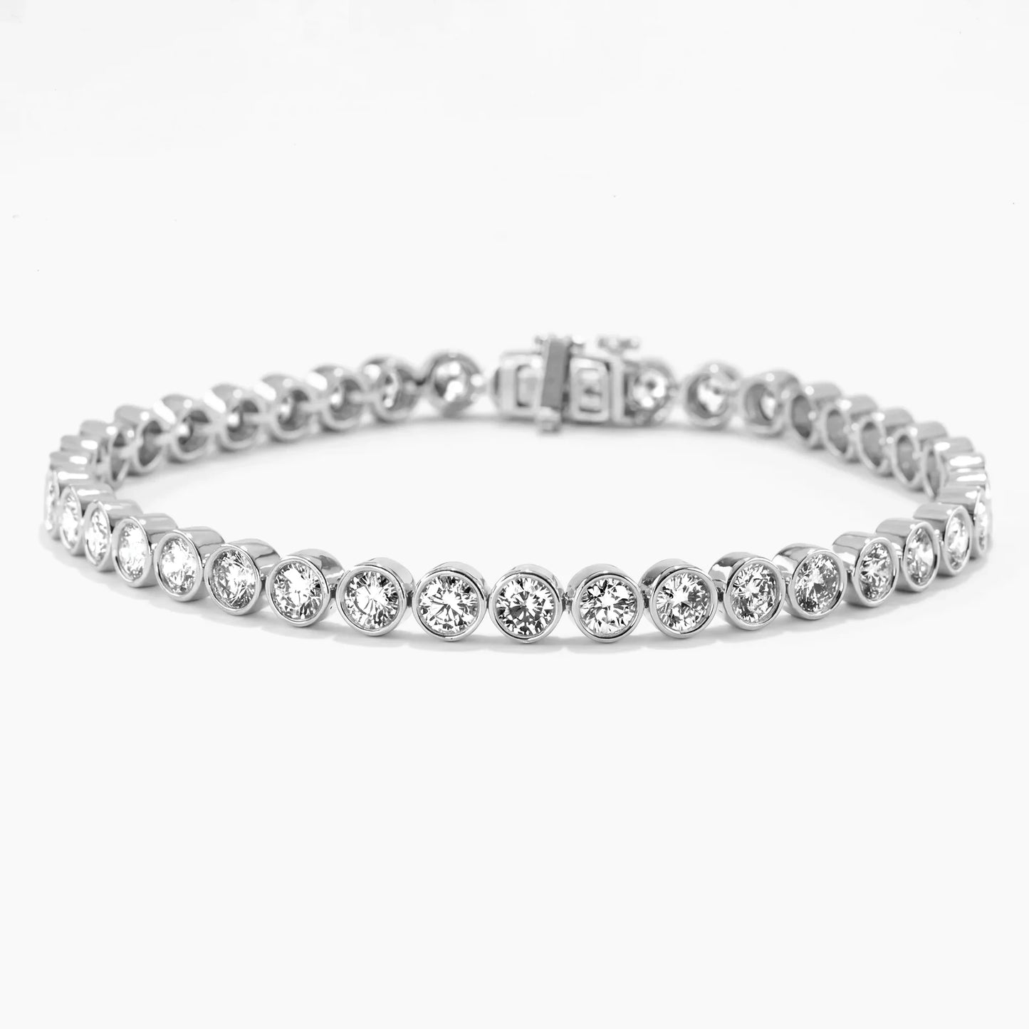 VALENTINA Multi-Shape Bezel Set Tennis |