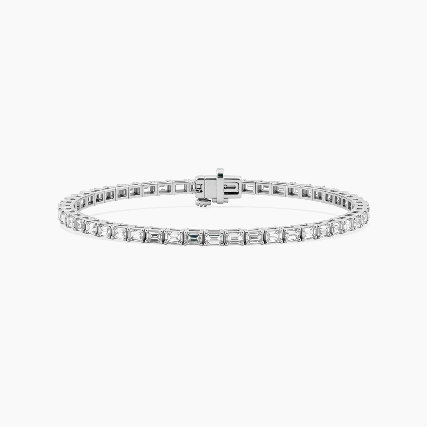 ELIZABETH Four Prong Emerald East to West Tennis |