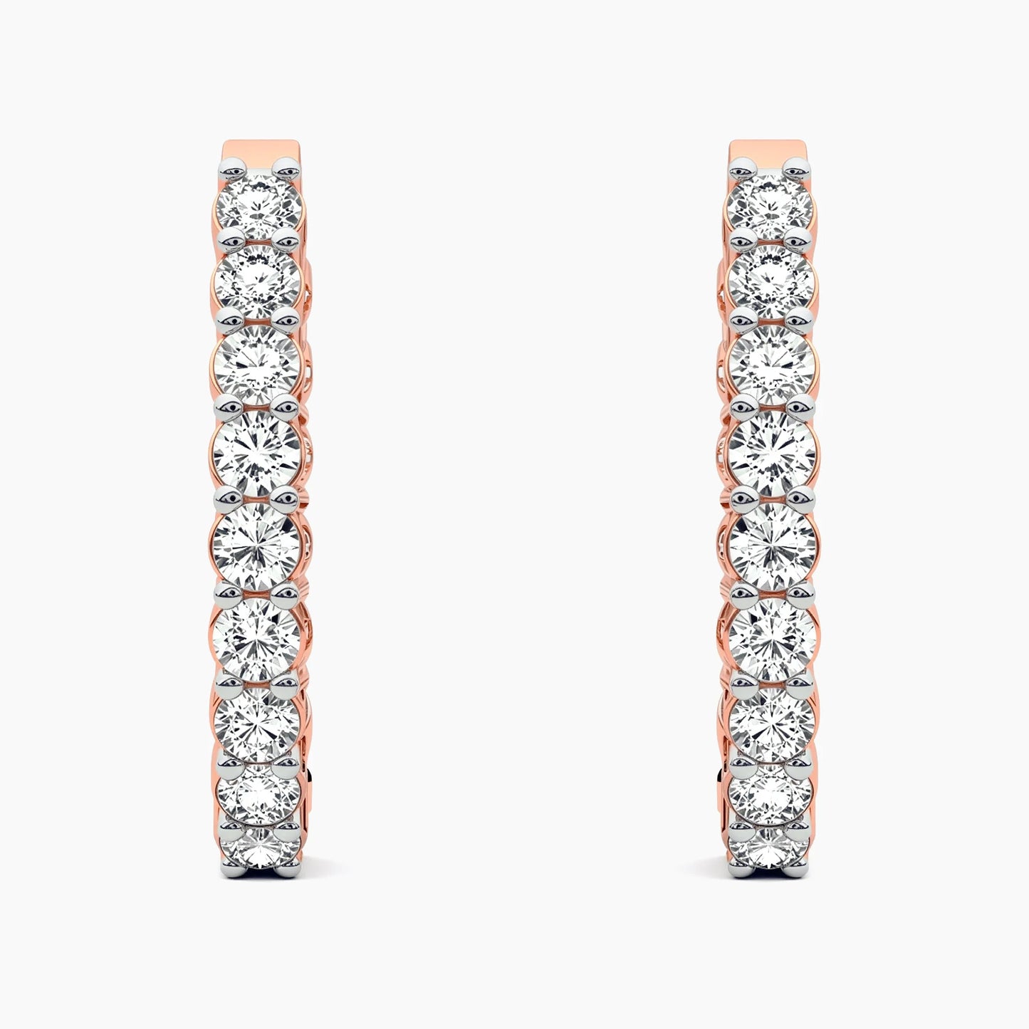 RAFFAELLA Round Inside-Out Hoops |