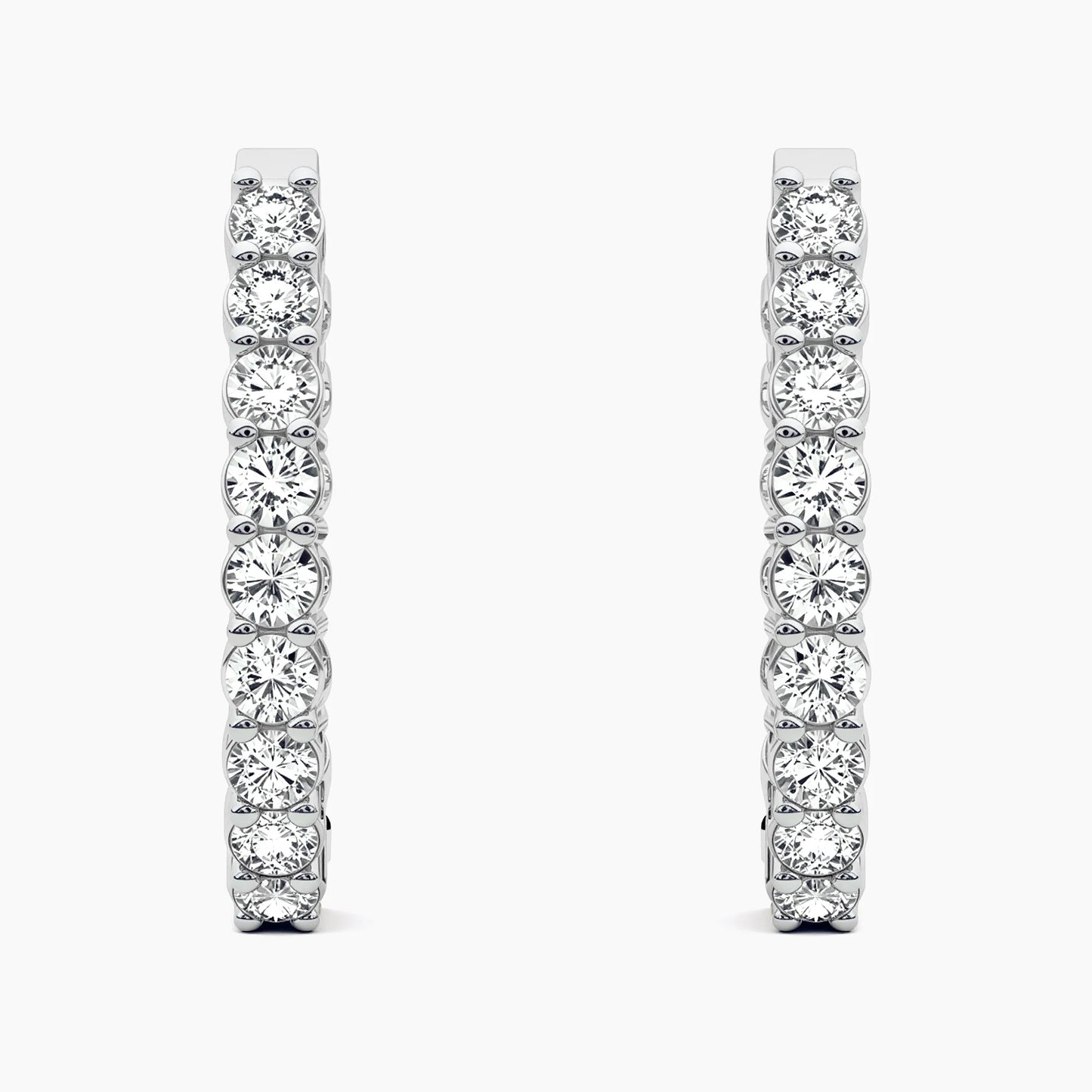 RAFFAELLA Round Inside-Out Hoops |