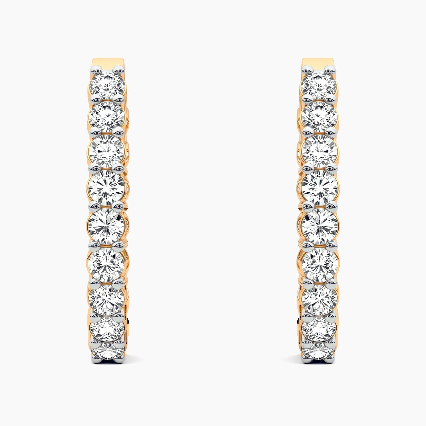 RAFFAELLA Round Inside-Out Hoops |