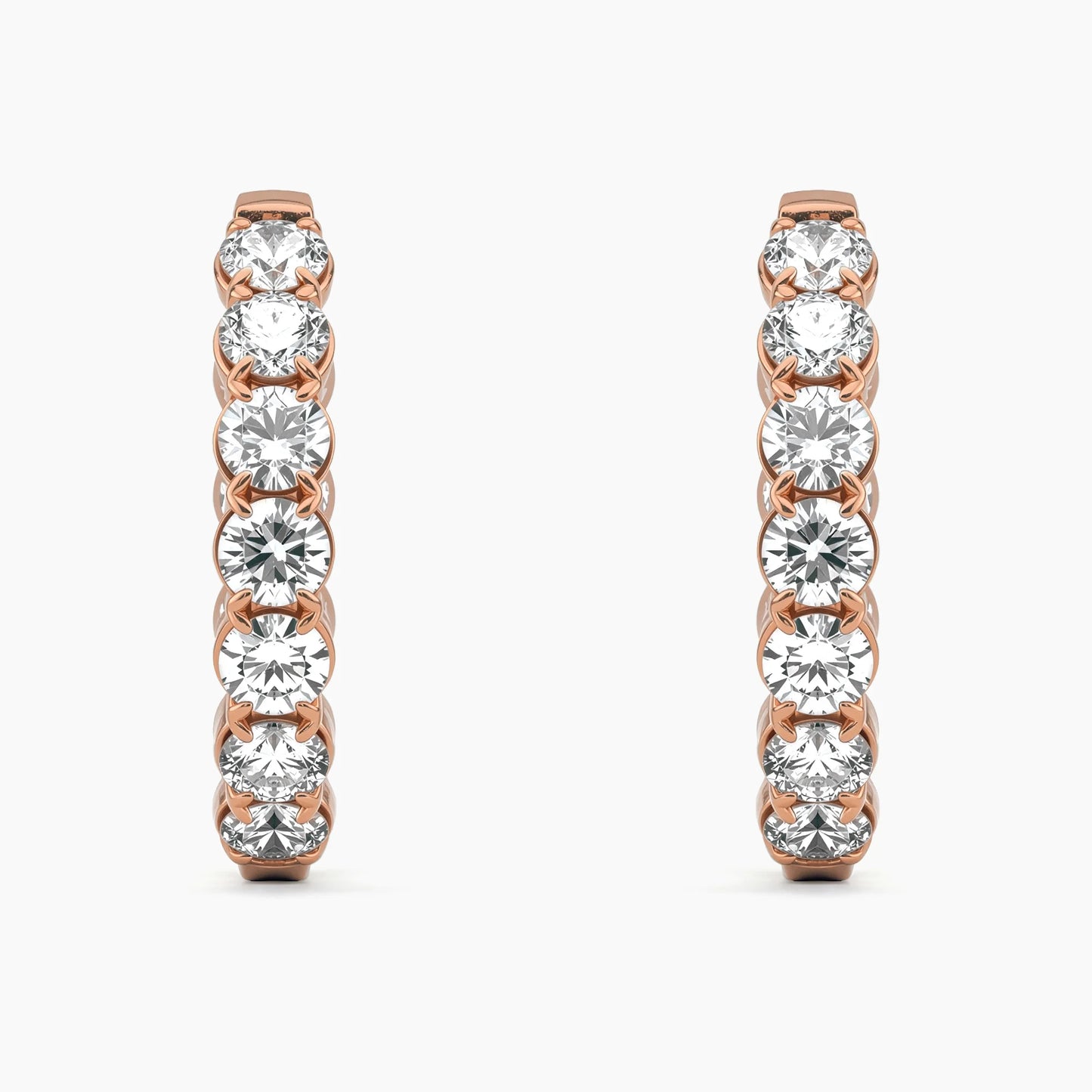 CLAUDIA Round Inside-Out Hoops |