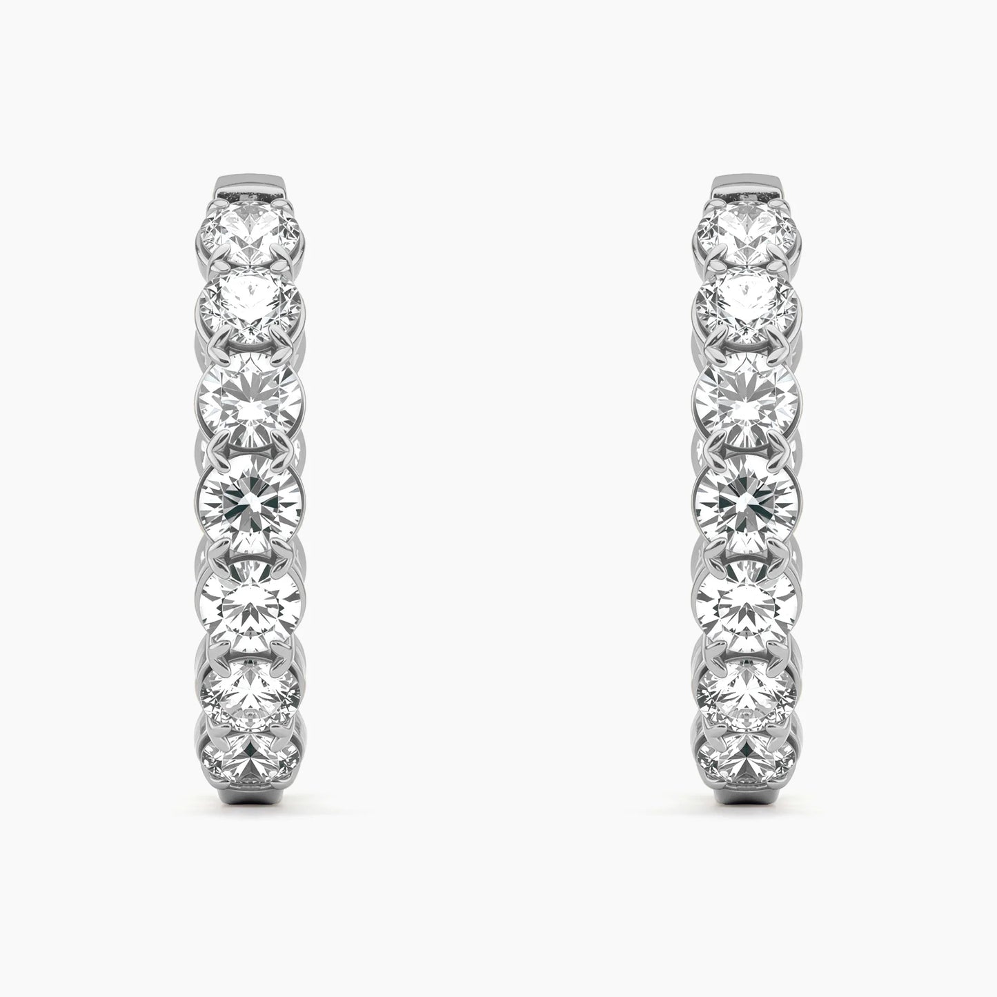 CLAUDIA Round Inside-Out Hoops |