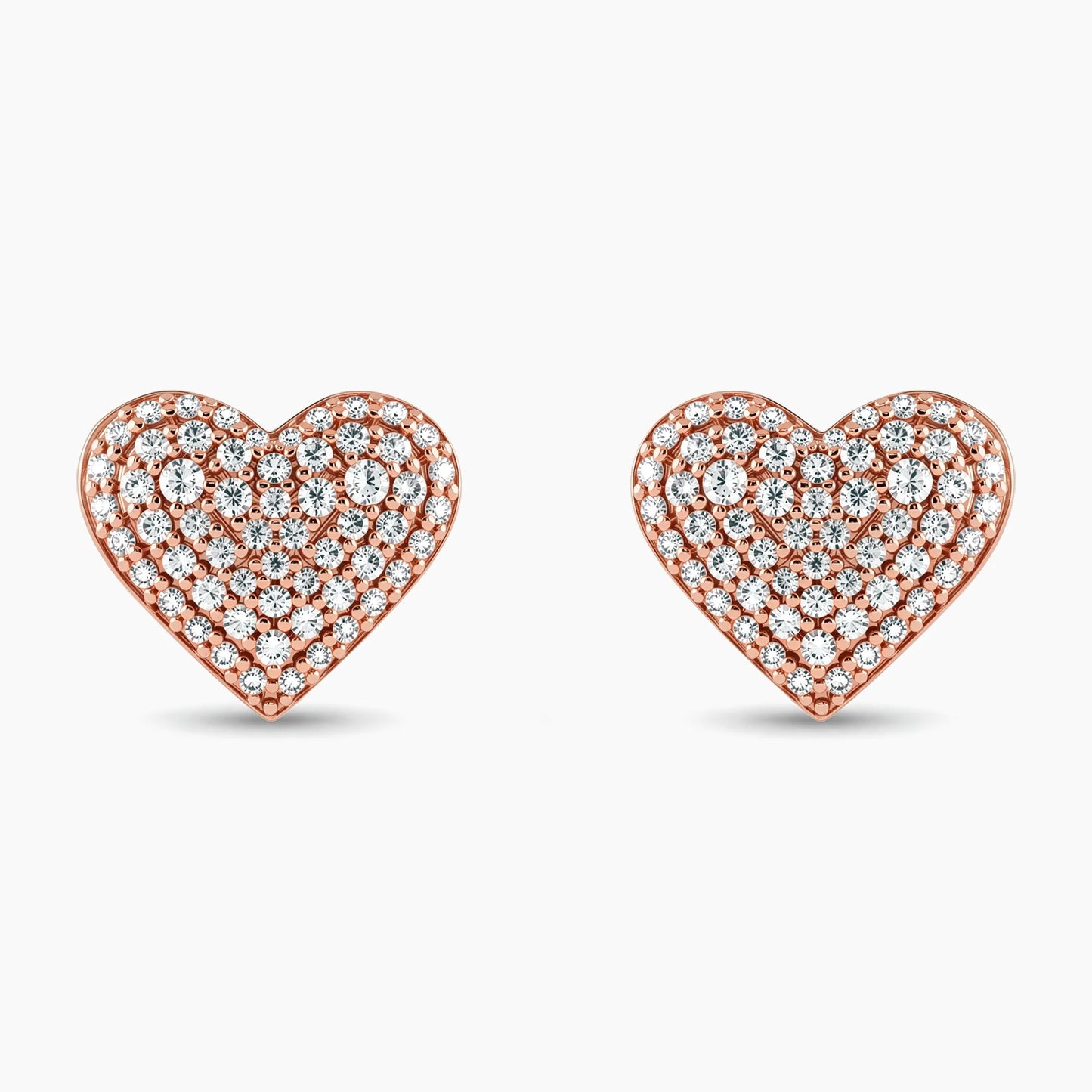 ISLA Pave Heart Stud