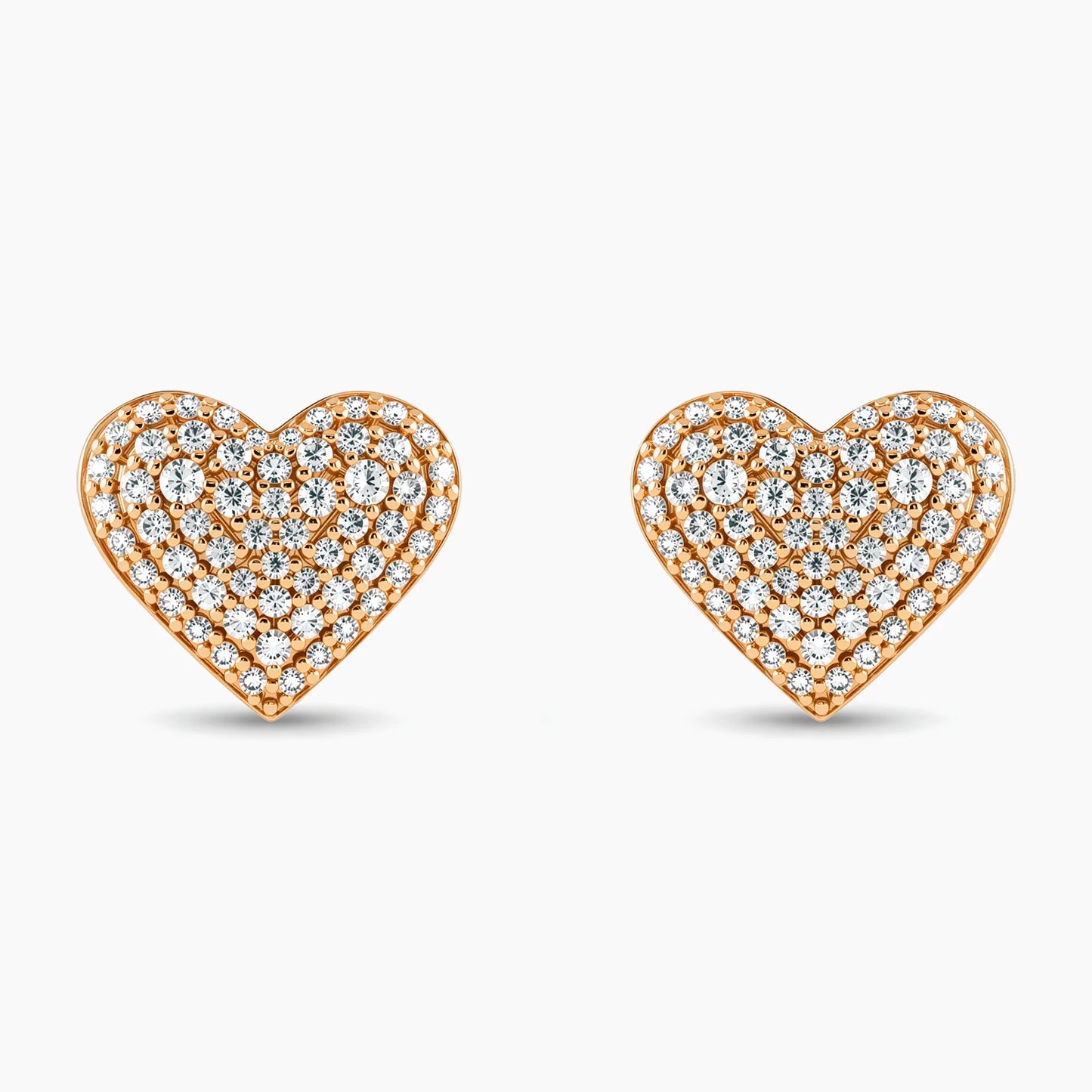 ISLA Pave Heart Stud