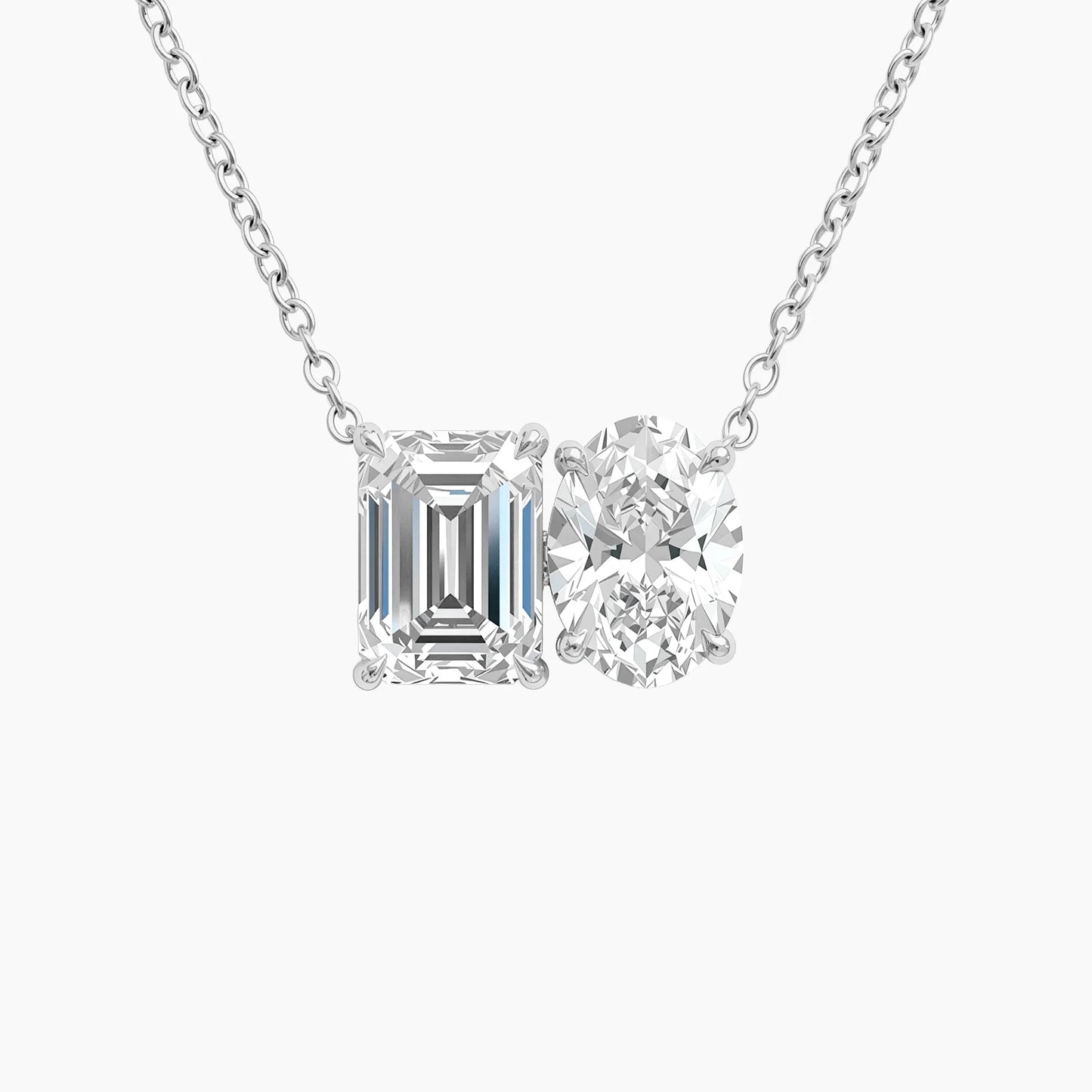 NAOMI "Toi et Moi" Emerald and Oval |