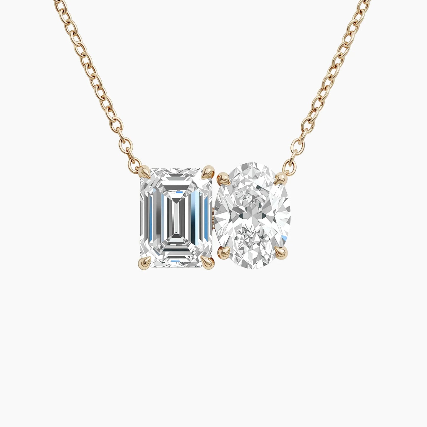 NAOMI "Toi et Moi" Emerald and Oval |