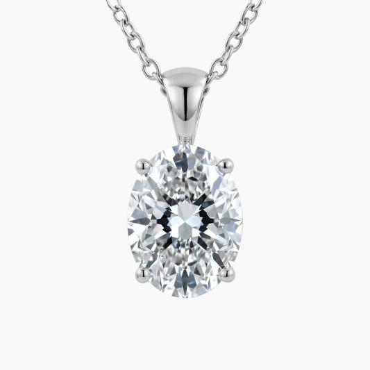 LOLA Oval Solitaire Design with Adjustable Chain |