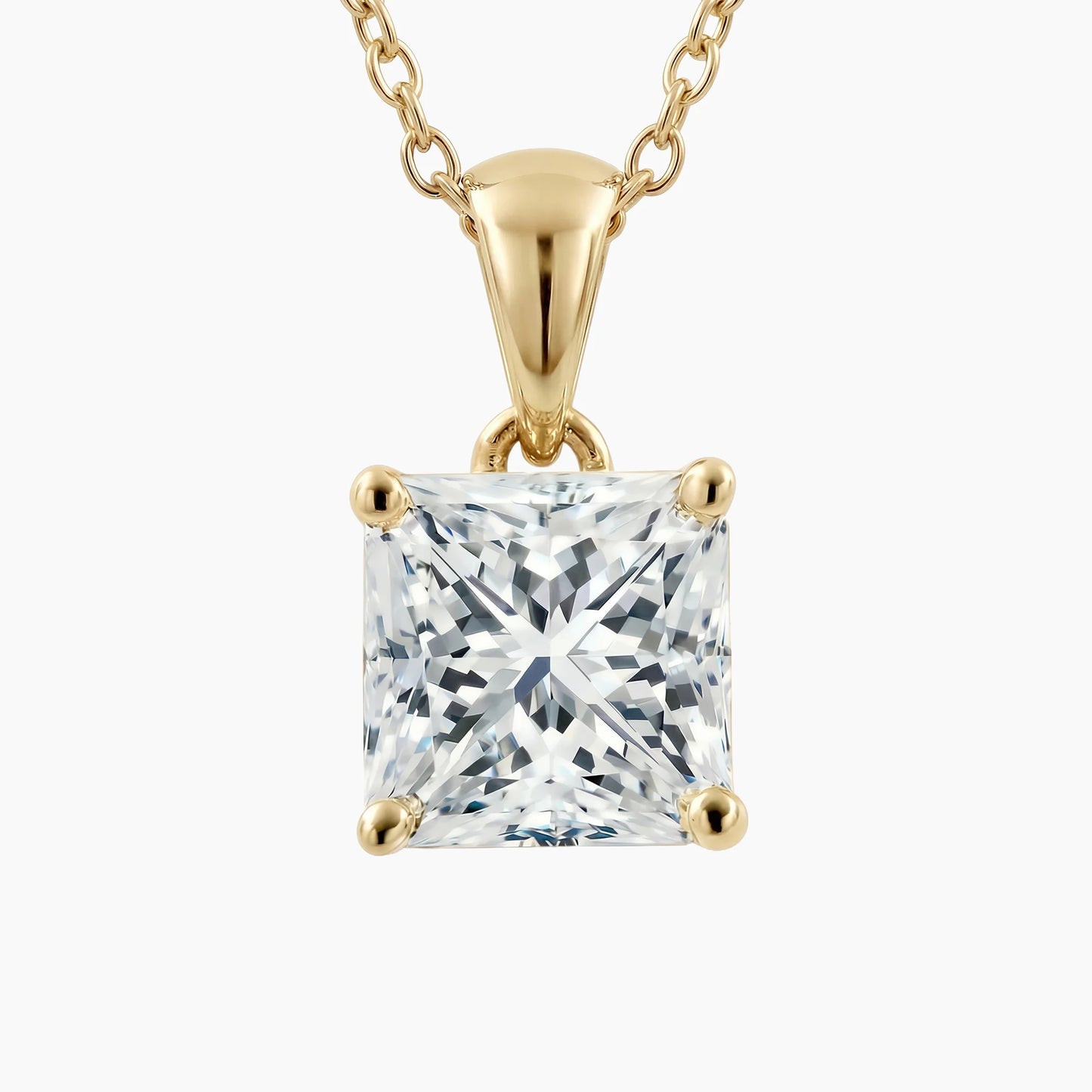 FERNANDA Princess Solitaire Design with Adjustable Chain |