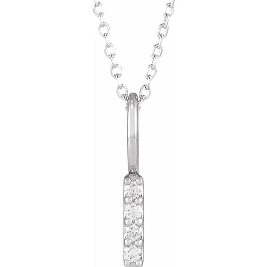 ANGELICA Bar Design with 14K Gold Chain |