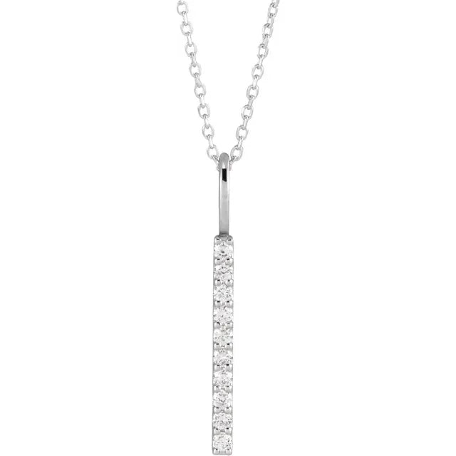 ANGELICA Bar Design with 14K Gold Chain |