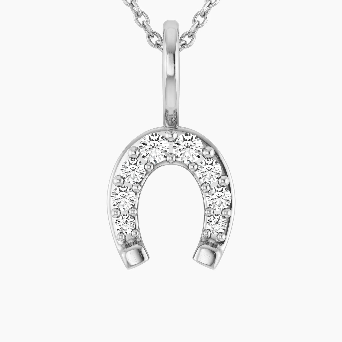 MINERVA Horseshoe Design with 14K Gold Chain |