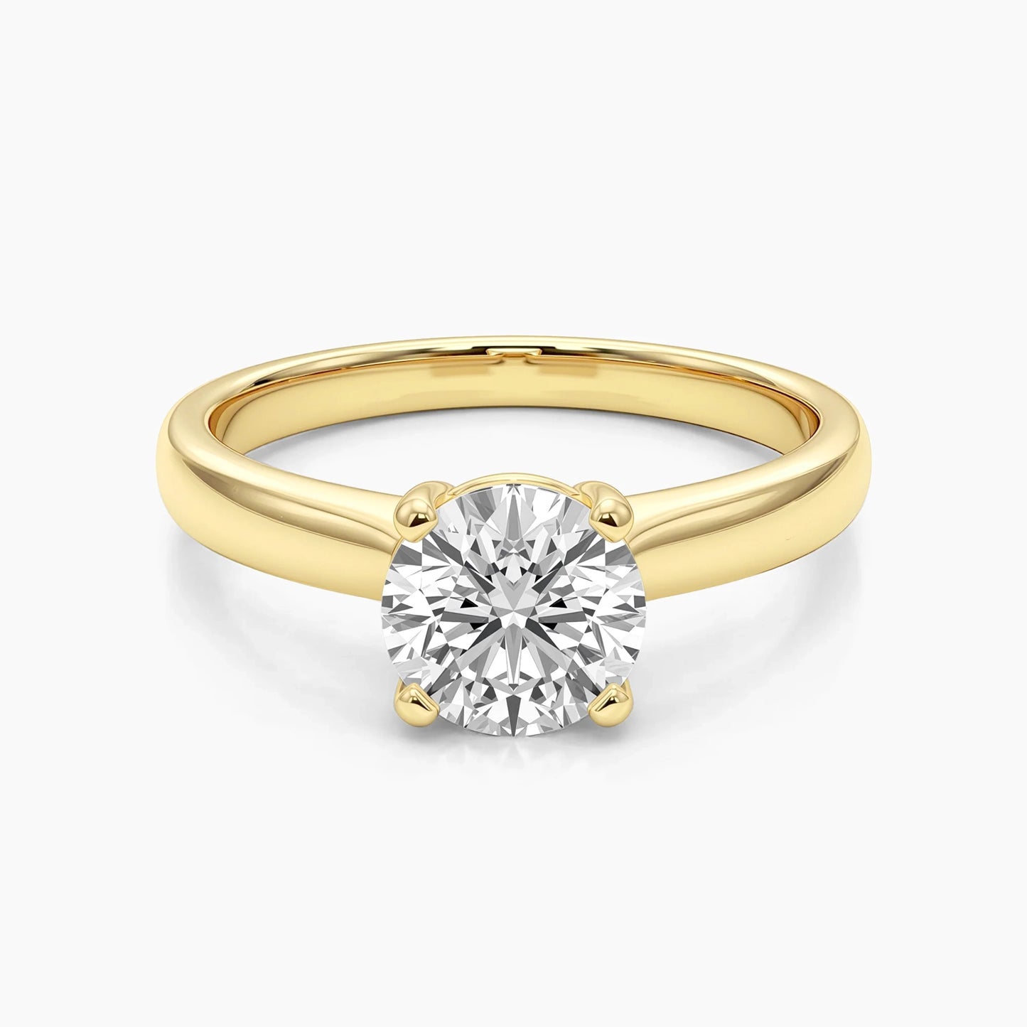 4 CT FRANCESCA Four Prong Cathedral Solitaire |