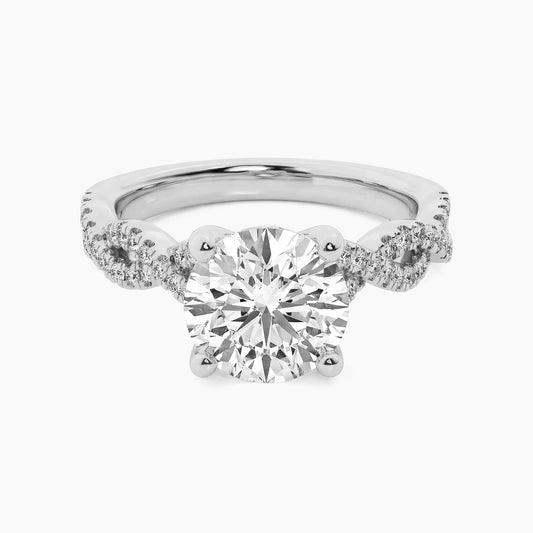 2 CT DONATELLA Twisted Pavé |