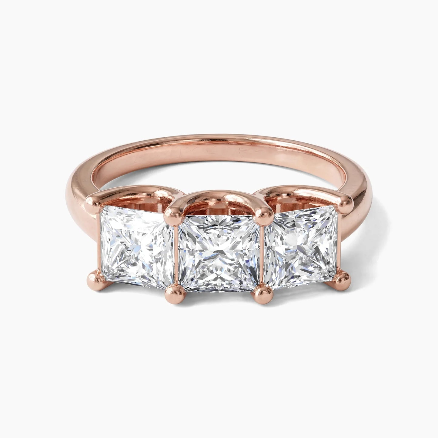 DEANNA Princess Cut Three-Stone |