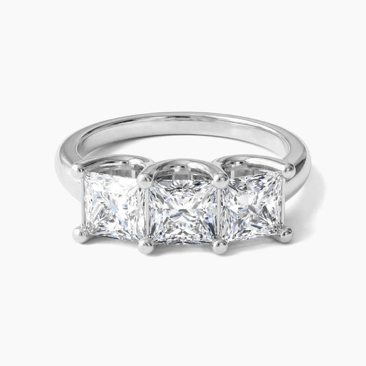 DEANNA Princess Cut Three-Stone |