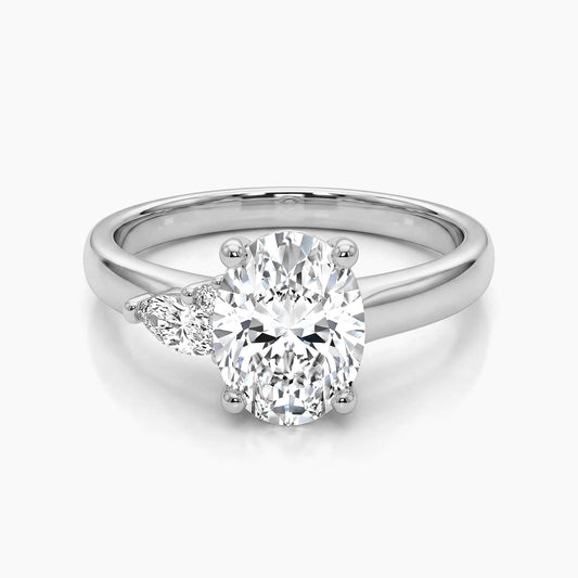 2 CT SOFIA Semi-Set Solitaire |