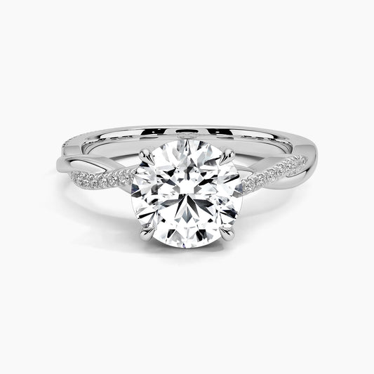3 CT EMMA Twisted Shank Solitaire |