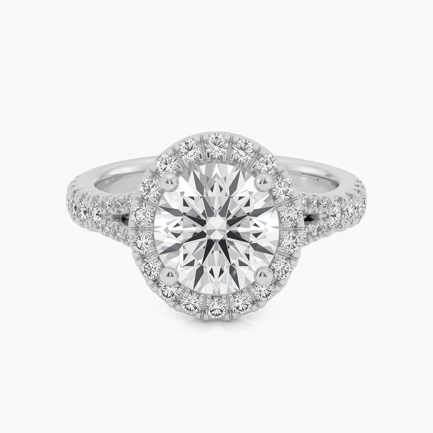 1 CT MIA Split Shank Halo |