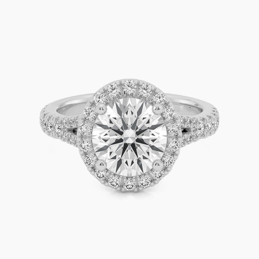 3 CT MIA Split Shank Halo |