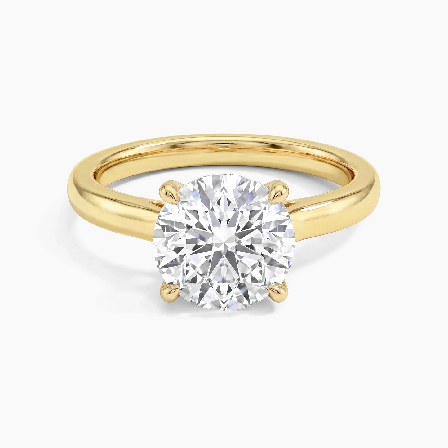 4 CT DANIELLA Solitaire with Hidden Accent Stone |