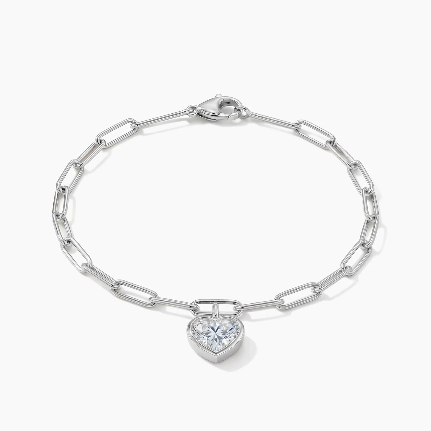 CHRISTINA Paperclip Heart-Charm |